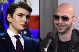 Barron Trump secretly looks up to Andrew Tate