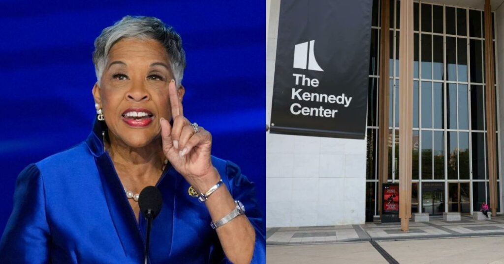 Rep. Joyce Beatty speaking about Kennedy Center