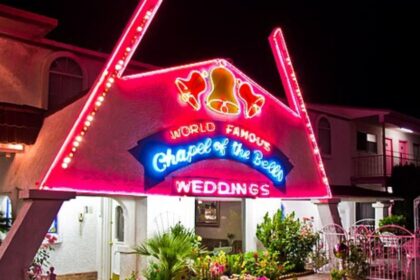 A famous chapel in Las Vegas for weddings