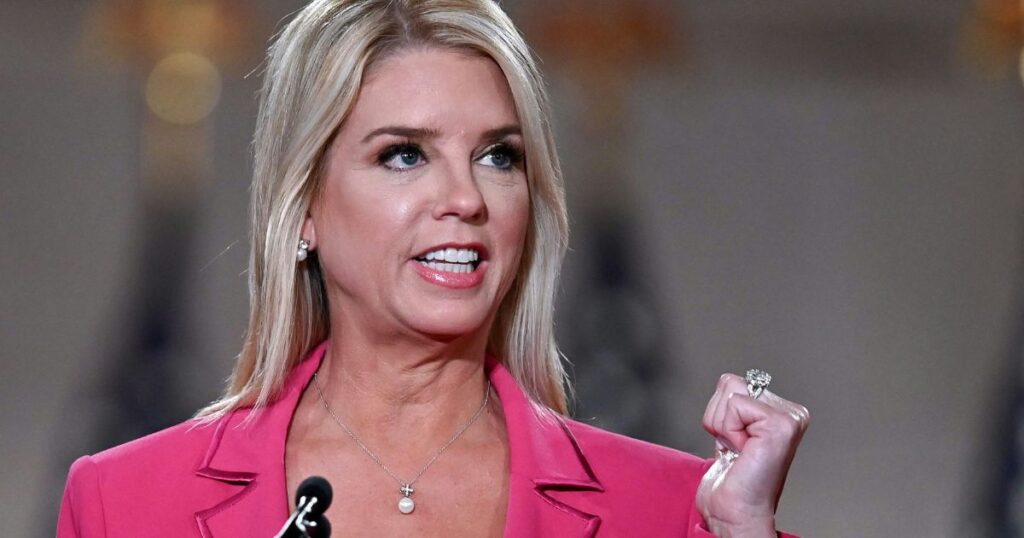 Pam Bondi miserably fails at delivering a Trump-inspiring rant and netizens can’t unsee it now