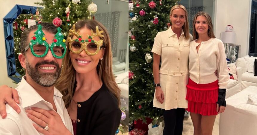 Don Jr. celebrated Christmas with close ones sans his ex-wife