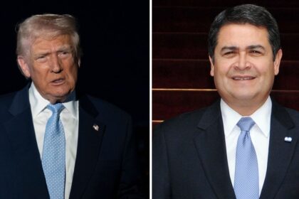 President Donald Trump Honduras ex-president Juan Orlando Hernandez