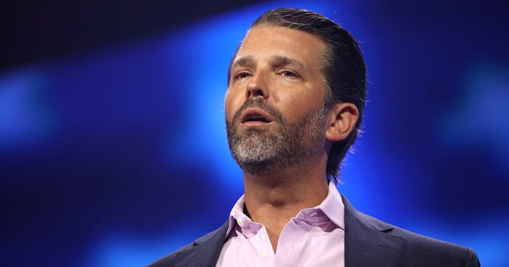 Donald Trump Jr. handles his social media