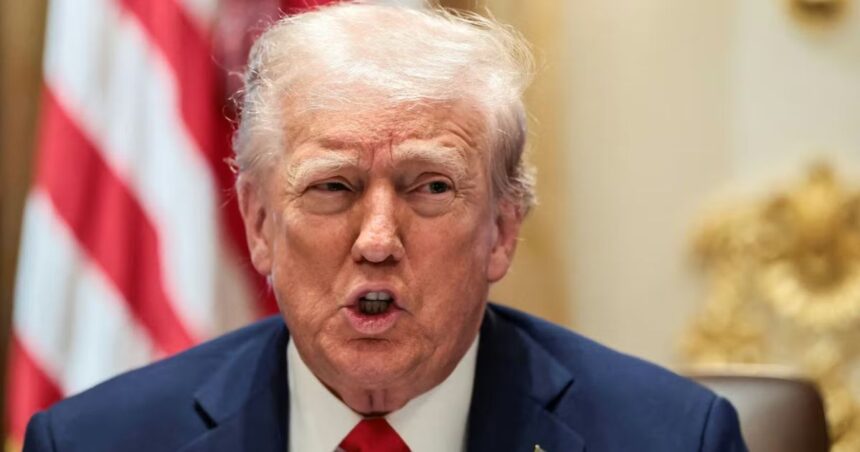 Sleepy and Tired Donald Trump at the cabinet meeting