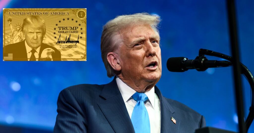 Donald Trump launches the Trump Gold Card