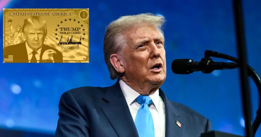 Donald Trump launches the Trump Gold Card