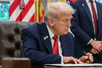 Donald Trump signs the Executive Order naming fentanyl as a weapon of mass destruction | Cover Image Source: The White House