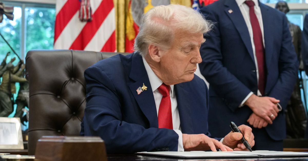 Donald Trump signs the Executive Order naming fentanyl as a weapon of mass destruction | Cover Image Source: The White House
