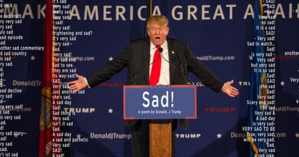 Donald Trump's tariffs backfire as Canadians turn away from coming to U.S for holidays. (Image credit: @BuzzFeedNews|X.com).