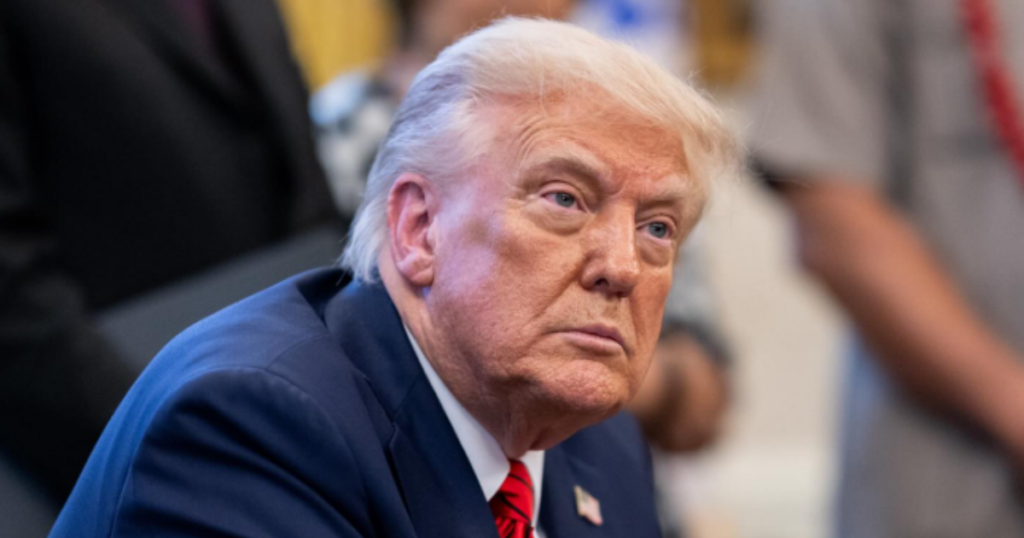 Donald Trump at the White House.