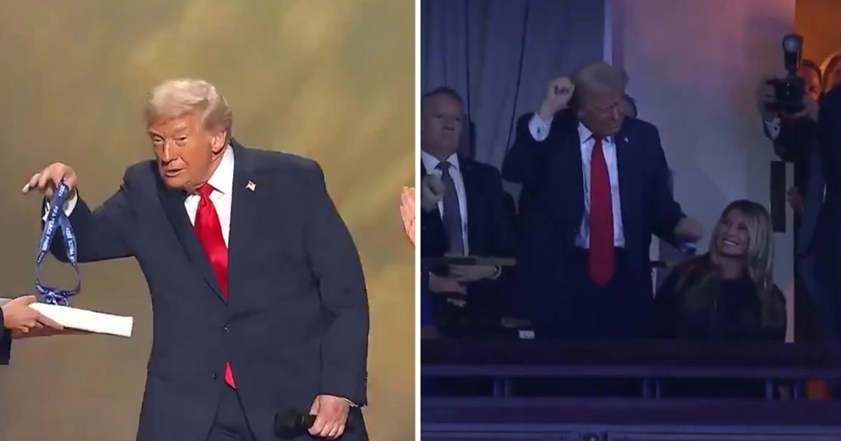 Donald Trump at the FIFA World Cup 2026 Final Draw.