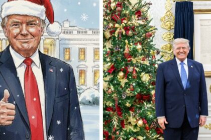 Keeping up with Donald Trump’s Christmas greetings.