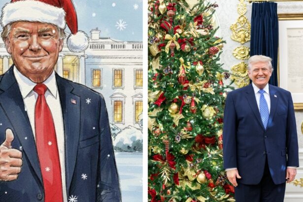 Keeping up with Donald Trump’s Christmas greetings.