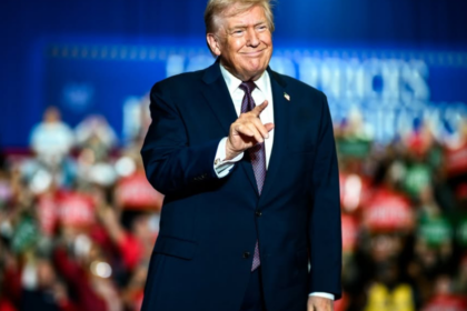 Donald Trump pictured at an event.