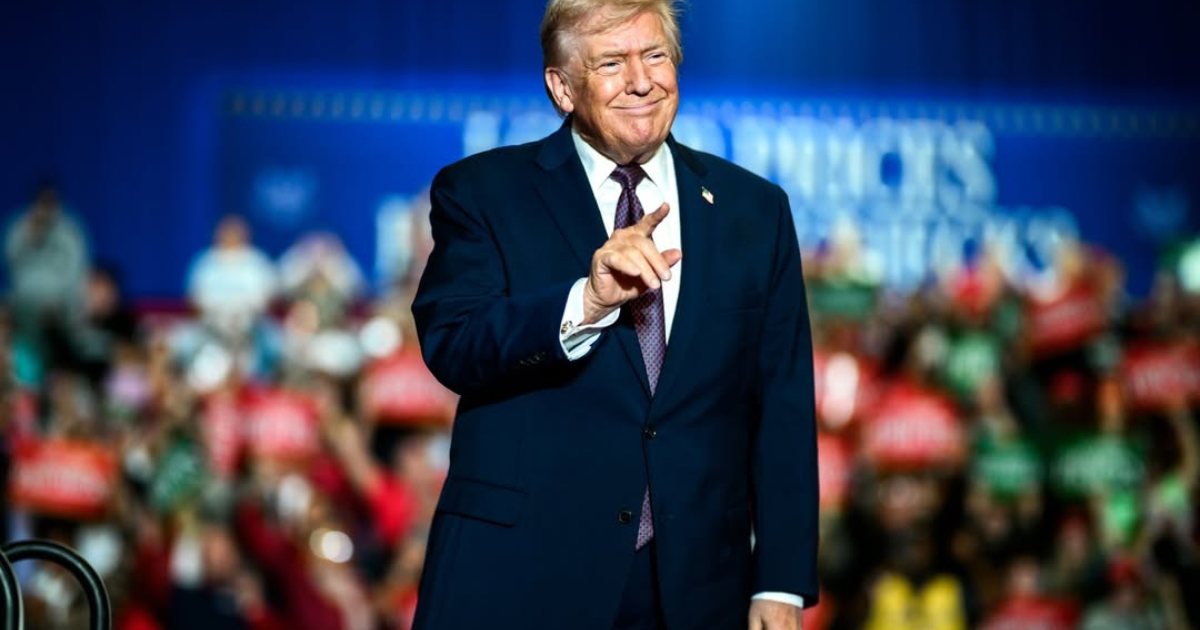 Donald Trump pictured at an event.