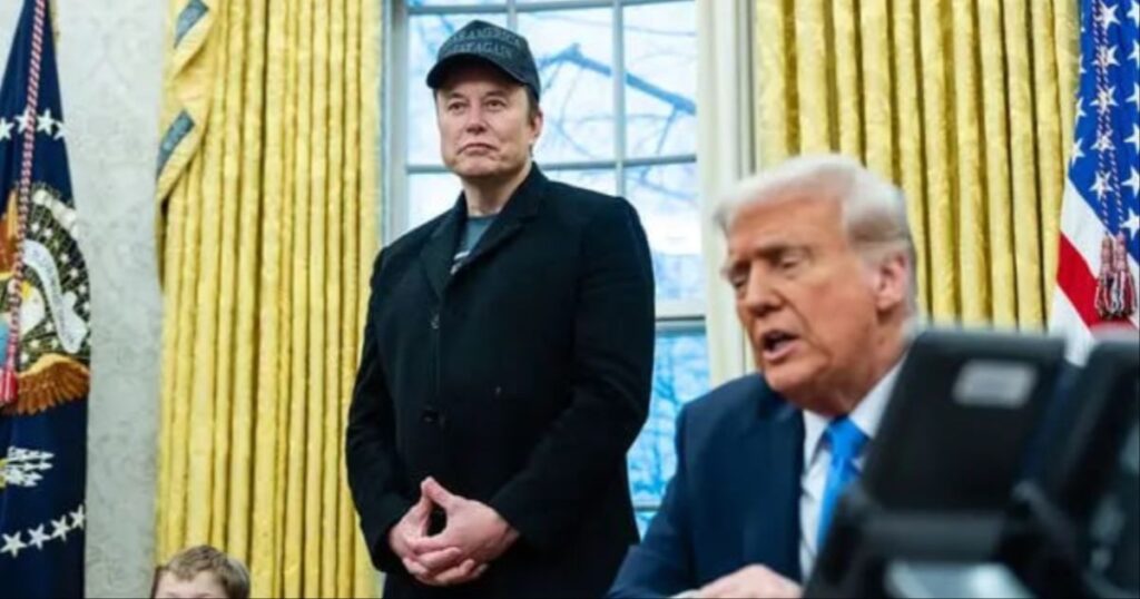 Elon Musk and Donald Trump White House DOGE.
