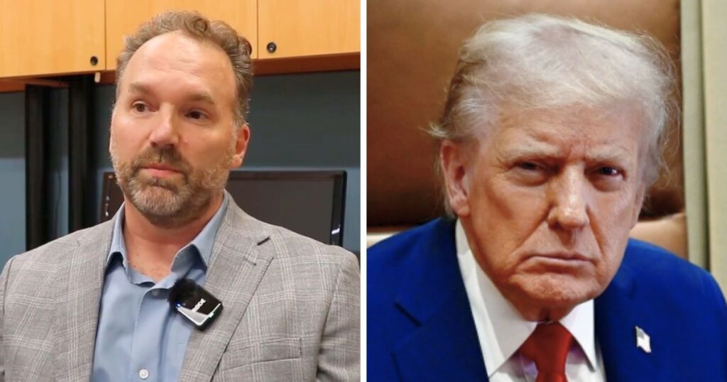 Eric Gisler celebrates after flipping Georgia’s 121st House District, which was once a pro Donald Trump seat