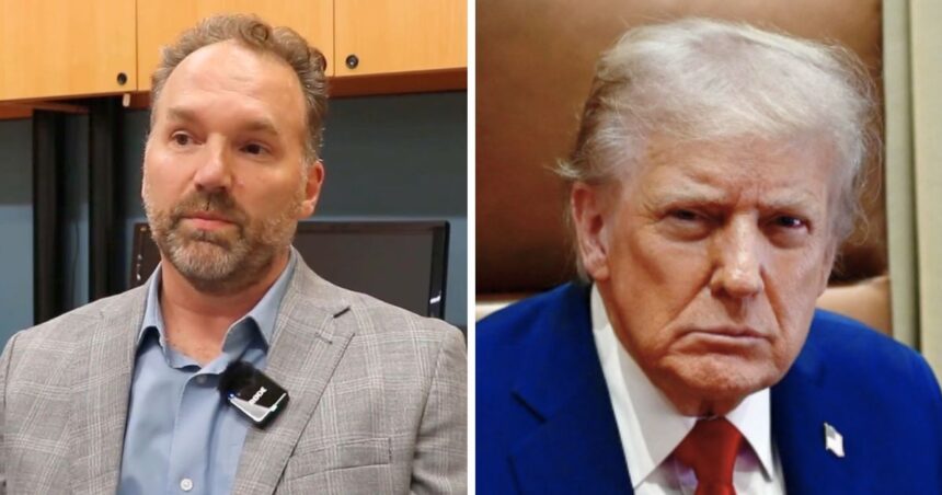 Eric Gisler celebrates after flipping Georgia’s 121st House District, which was once a pro Donald Trump seat