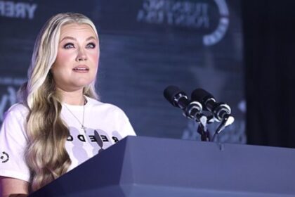 Erika Kirk snaps amid interview addressing conspiracy theories