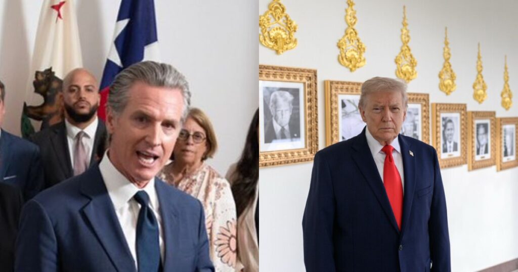 Gavin Newsom’s holiday wishes for Donald Trump and allies