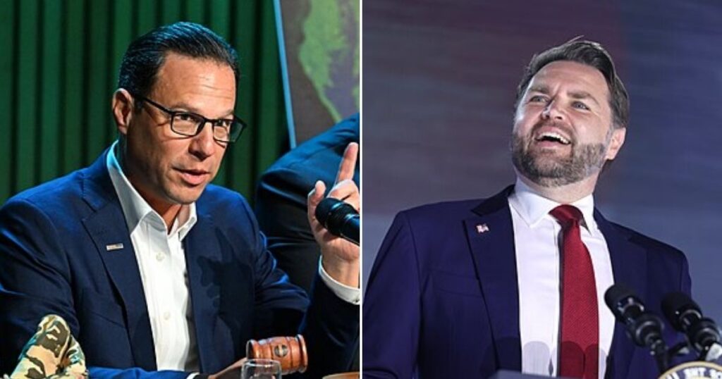 Josh Shapiro slammed JD Vance for agreeing to Donald Trump's 'A++++' grade for America's economy