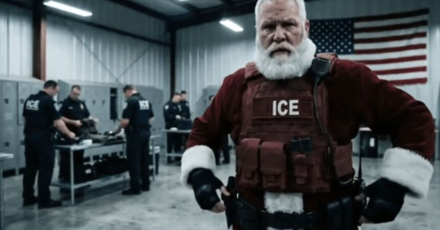 ICE Santa video