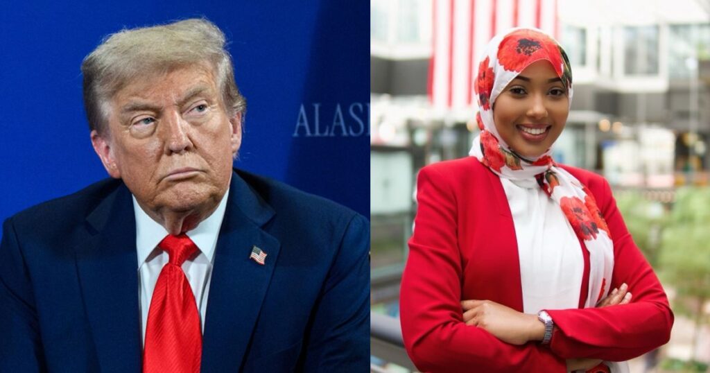 Ilhan Omar slams Trump for his claim