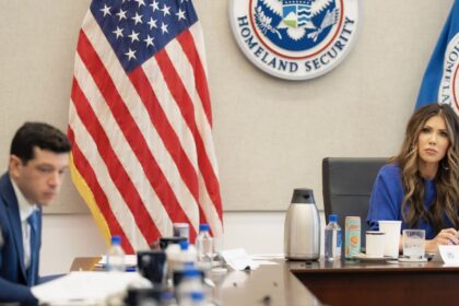 Is Kristi Noem's role in jeopardy alleged Lewandowski affair fuels speculation. (Credits-@KristiNoem- via X.com).