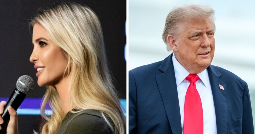 Ivanka Trump shares a festive gingerbread house post as her father Donald Trump’s remarks spark backlash