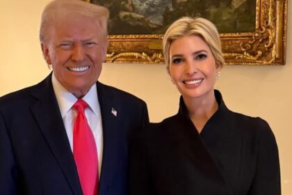 Donald Trump pictured with daughter Ivanka.