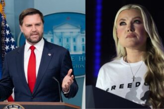 JD Vance and Erika Kirk