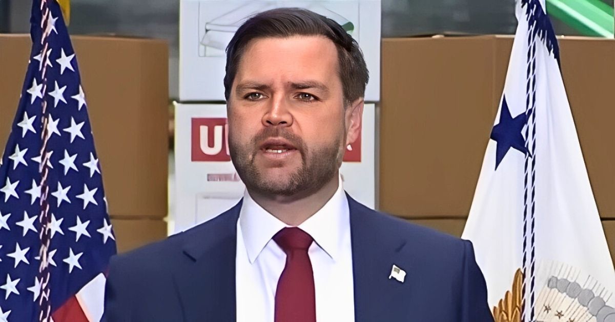 JD Vance at a Pennsylvania event addressing media criticism and conspiracy theory claims