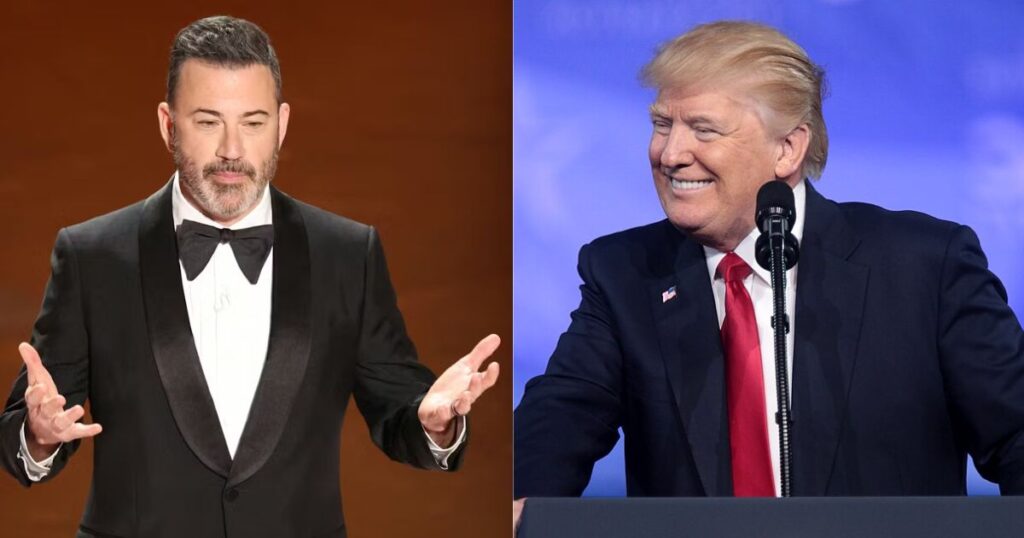 Jimmy Kimmel thanks Donald Trump for his new ranking on Google.