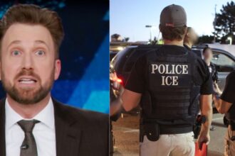 Jordan Klepper is protesting against ICE