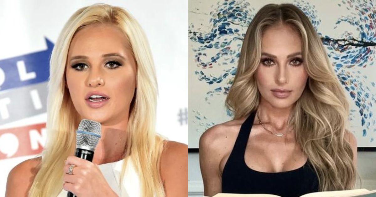 Journalist and TV host Tomi Lahren's shocking new look has the internet buzzing. (@MicahTheModest|X.com).