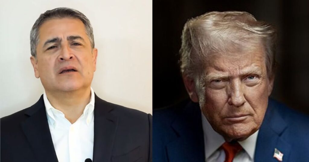 Ex Honduras President Juan Orlando Hernández thanks Donald Trump