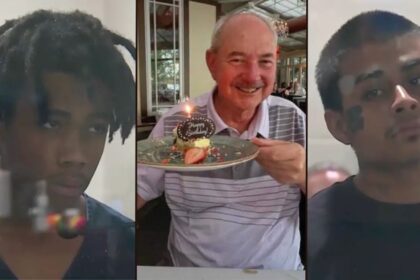 Vegas teens plead guilty to purposely ramming and killing a retired police chief while filming the crime.