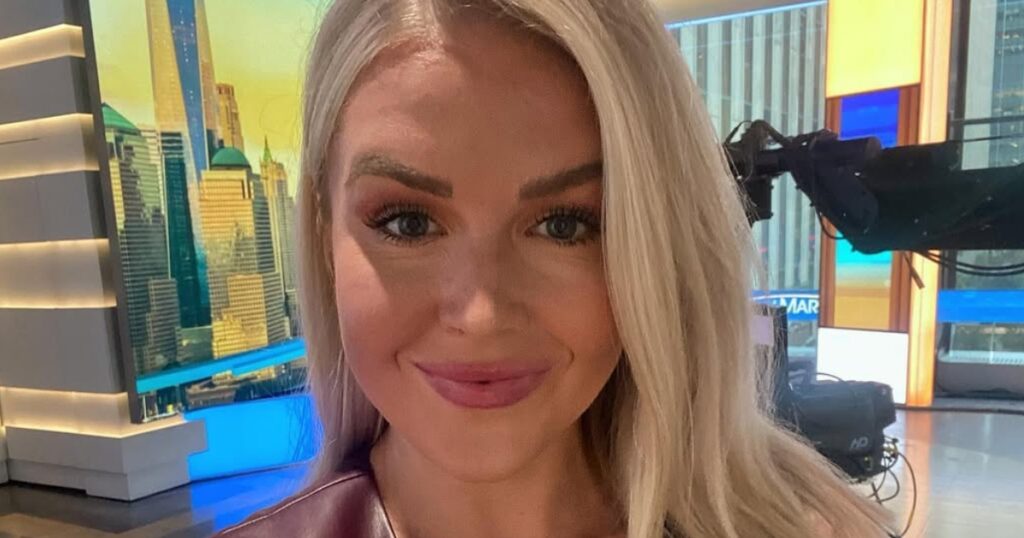 Karoline Leavitt shared this behind-the-scene photo.