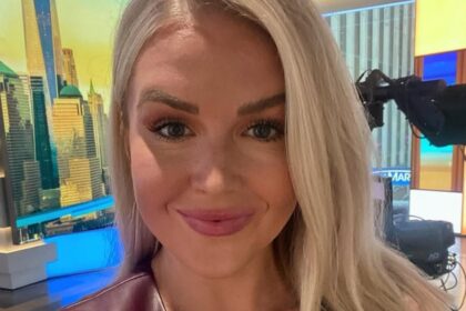 Karoline Leavitt shared this behind-the-scene photo.