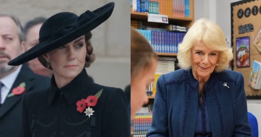 Kate Middleton and Queen Camilla