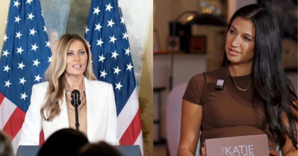 Katie Miller tried to defend Melania Trump