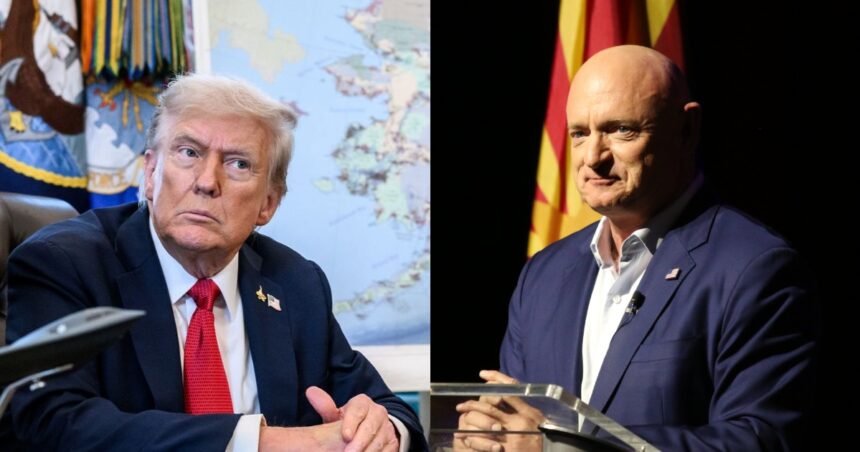 Mark Kelly (R) has vowed to continue attacking Trump's administration