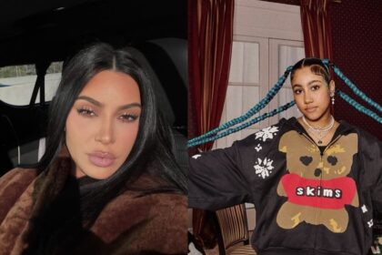 Kim Kardashian’s daughter North West seen with bleached eyebrows