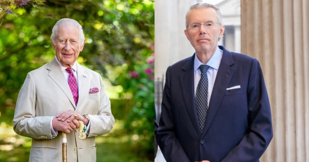 King Charles III gave Hans Rausing one of the highest honors in Britain.