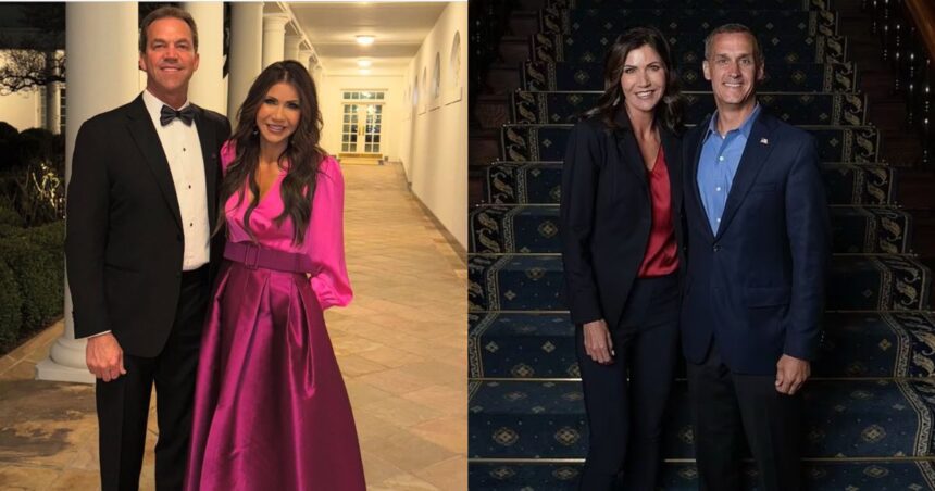 Kristi Noem attended a public hearing with her husband