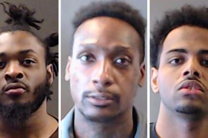Law enforcement photos of DeKalb County Jail escapees Stevenson Charles, Yusuf Minor, and Naod Yohannes