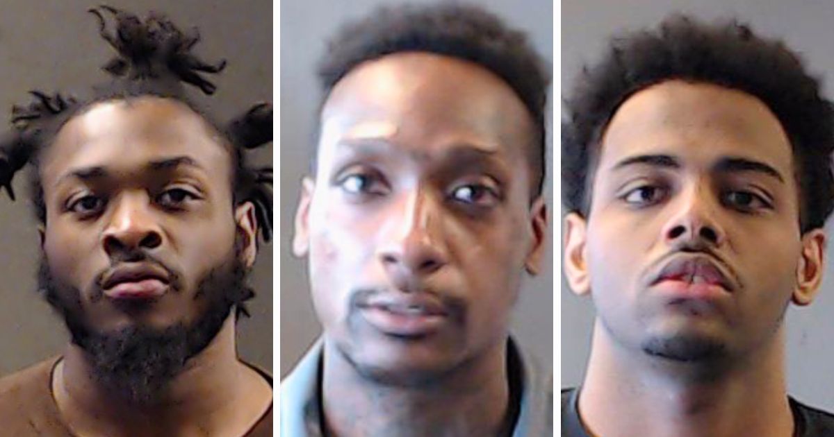 Law enforcement photos of DeKalb County Jail escapees Stevenson Charles, Yusuf Minor, and Naod Yohannes