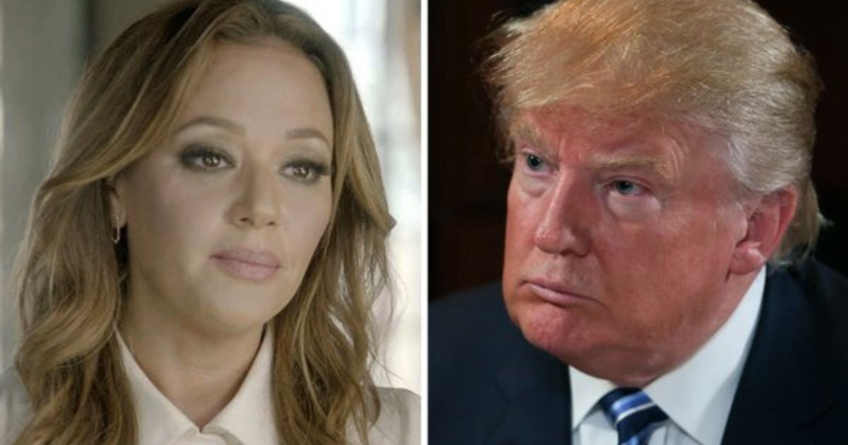 Leah Remini and Donald Trump