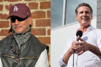 Lorenzo Lamas takes a dig at Gavin Newsom