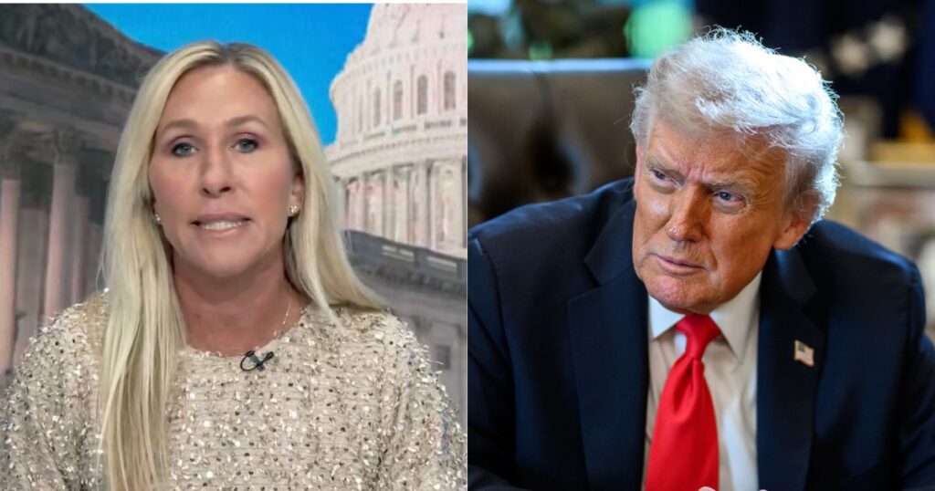 Marjorie Taylor Greene criticizes Donald Trump for his remarks towards Rob Reiner